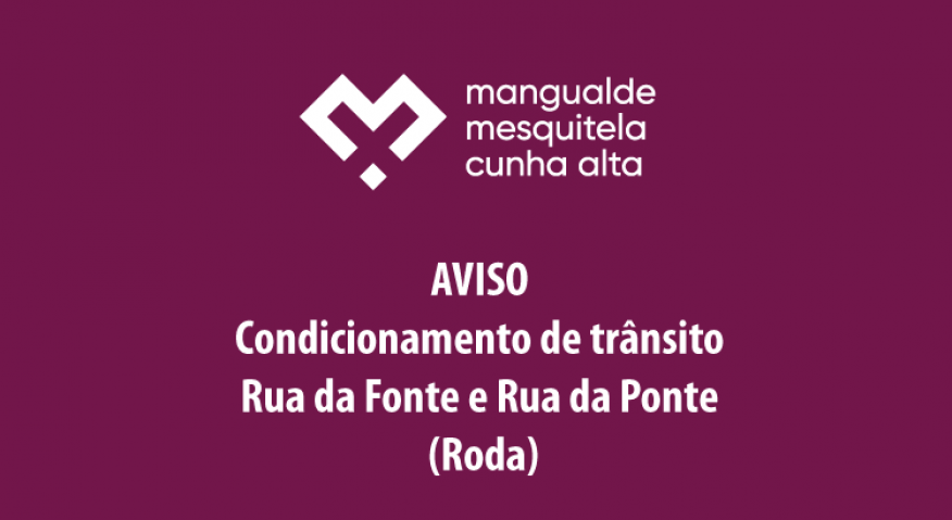 Condicionamento de tr&acirc;nsito na Rua da Fonte e Rua da Ponte  (Roda)