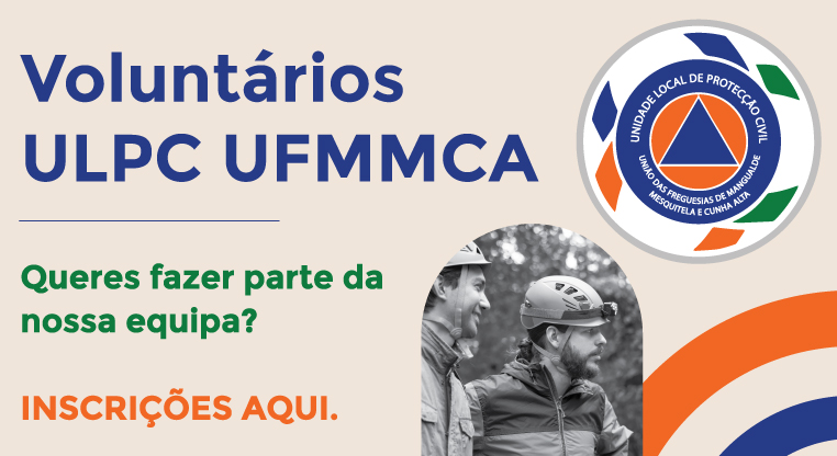 Inscri&ccedil;&otilde;es Volunt&aacute;rios Unidade Local de Prote&ccedil;&atilde;o Civil